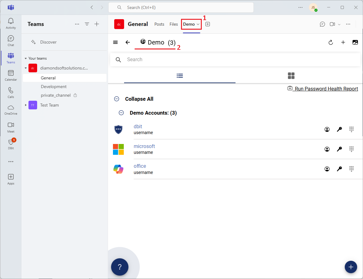 DBit Password Manager